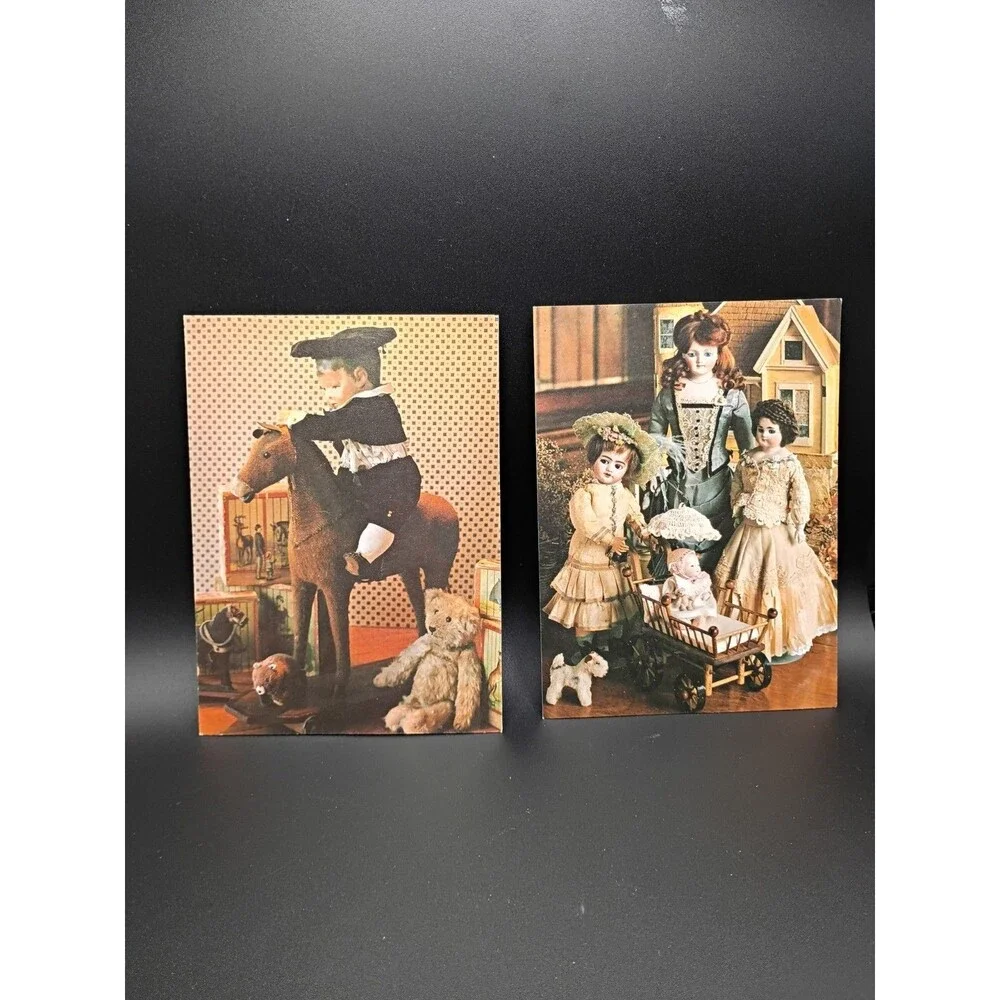 Current Dollhouse Greeting Cards Victorian Vintage Americana Dolls Parasol Buggy
